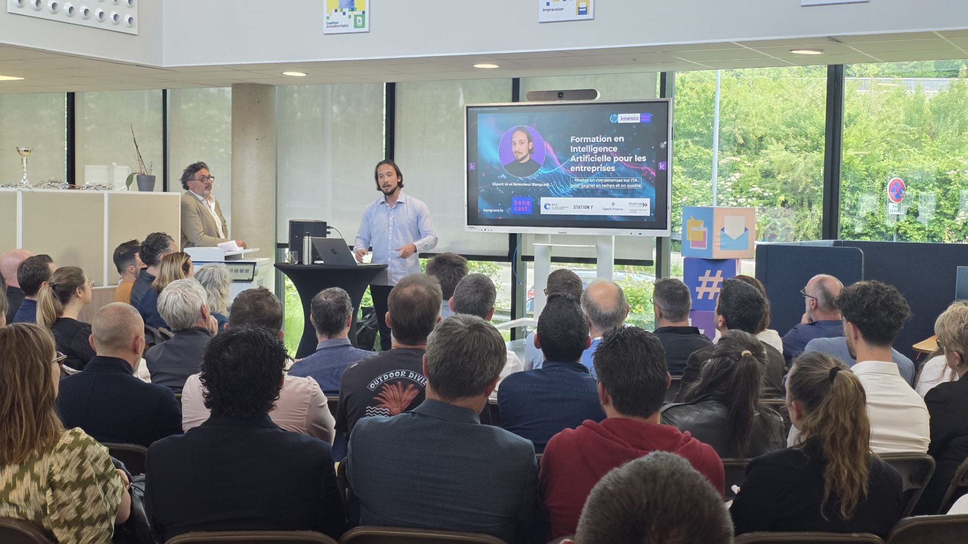 Atelier IA en entreprise animé par Edouard Willemsen